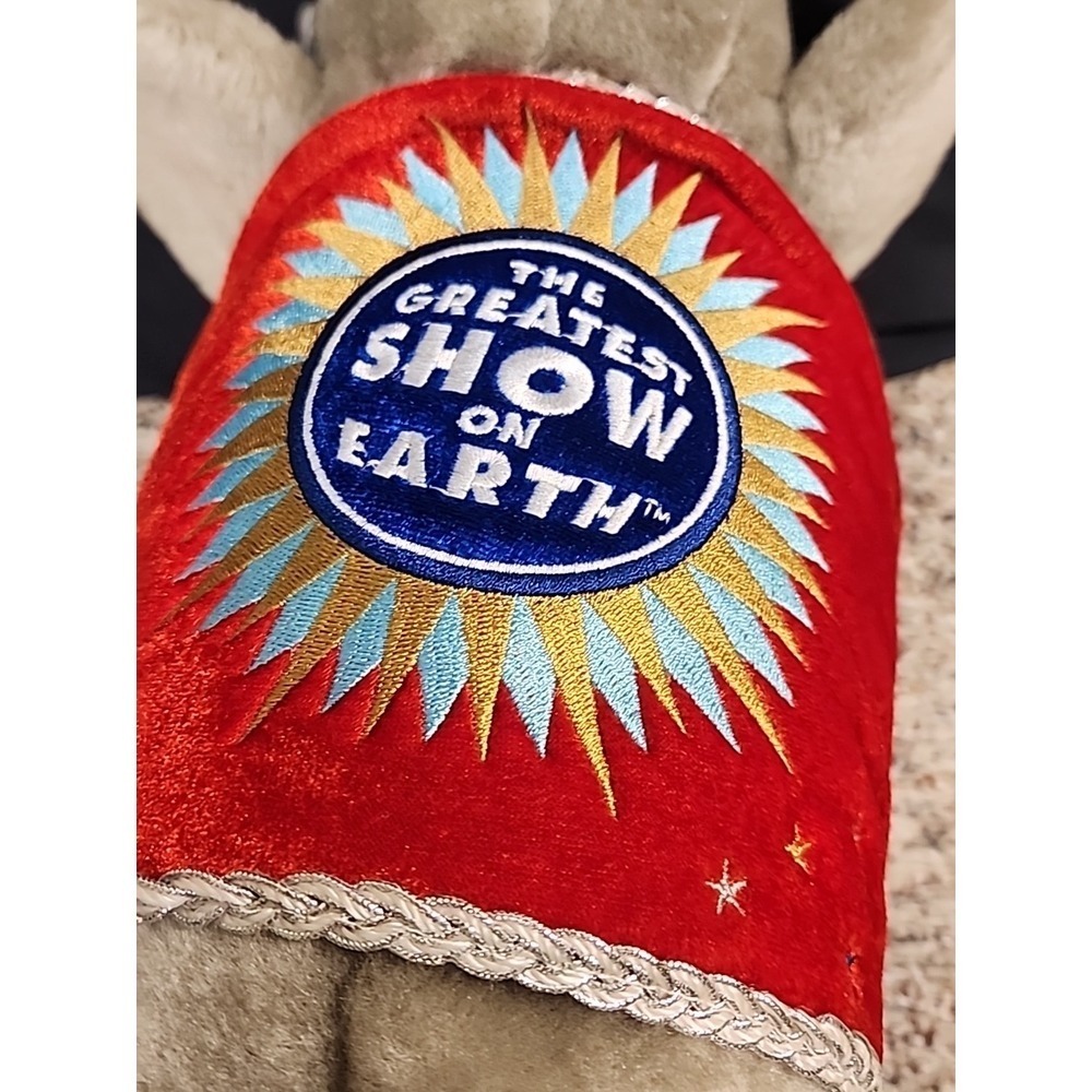VINTAGE RINGLING BROS BARNUM 136TH EDITION ELEPHANT PLUSH STUFFED CIRCUS ANIMAL - Picture 8 of 12